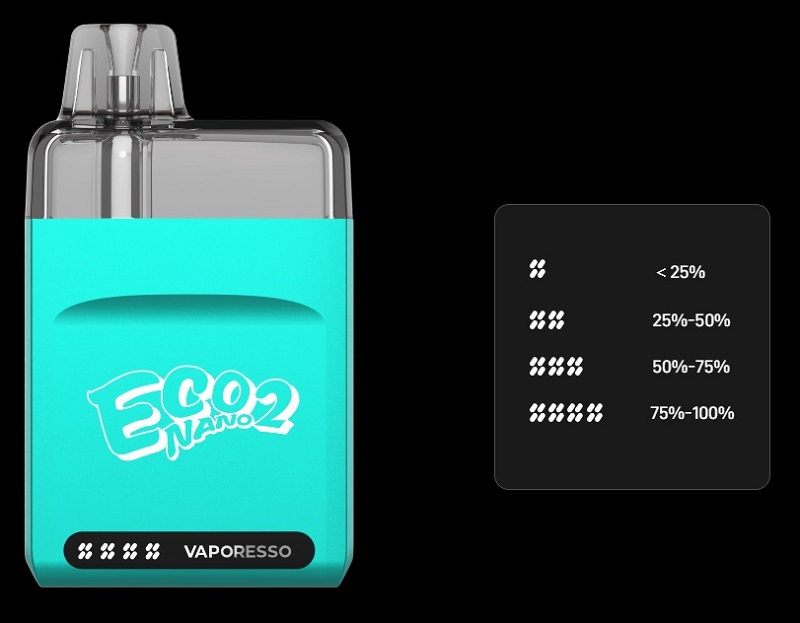 Vaporesso Eco Nano 2 led indikátor